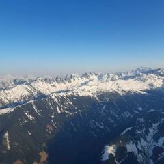 Flugwegposition um 16:28:05: Aufgenommen in der Nähe von Gemeinde Sellrain, Österreich in 2534 Meter